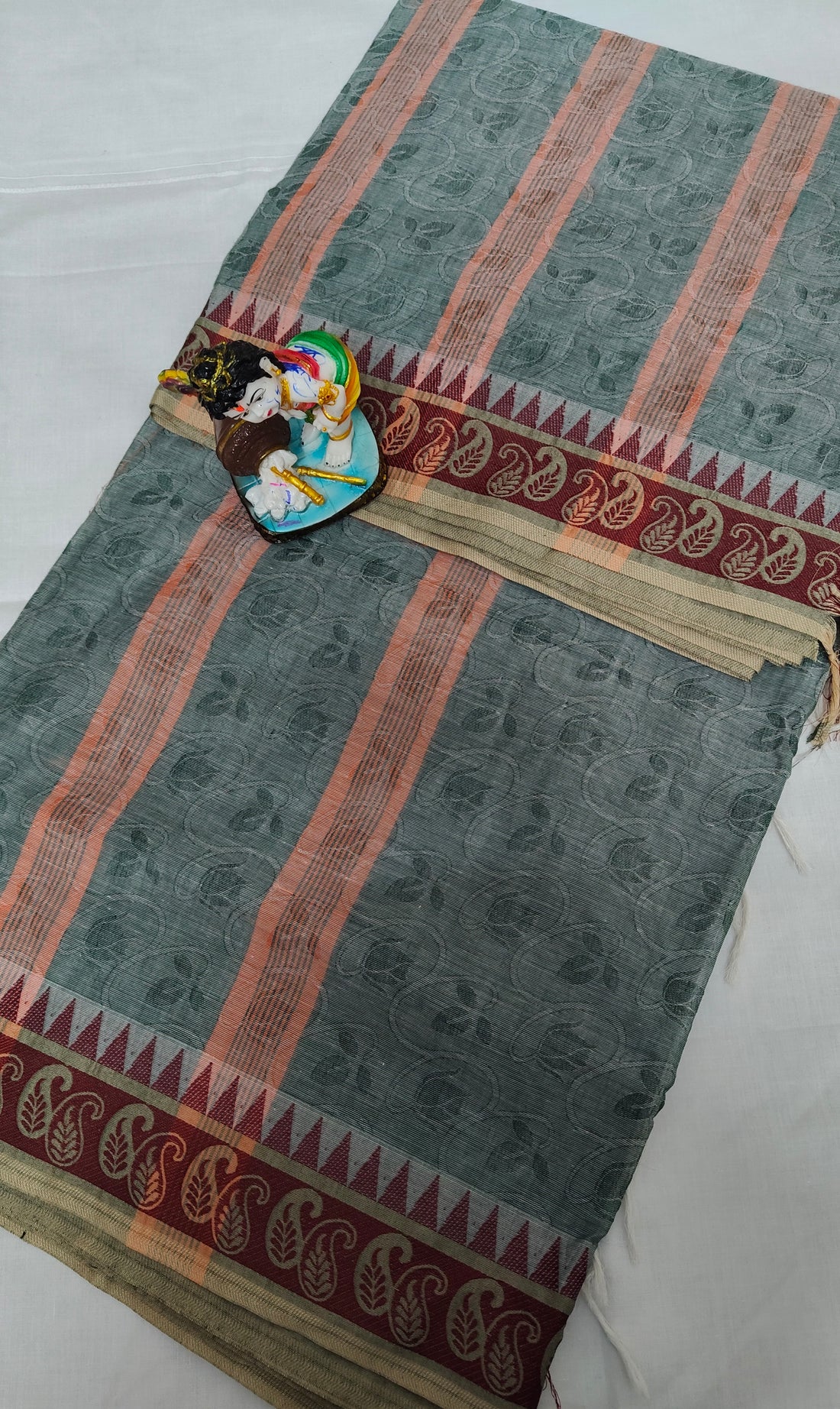 Kovai Negamam Cotton Saree with Traditional Border