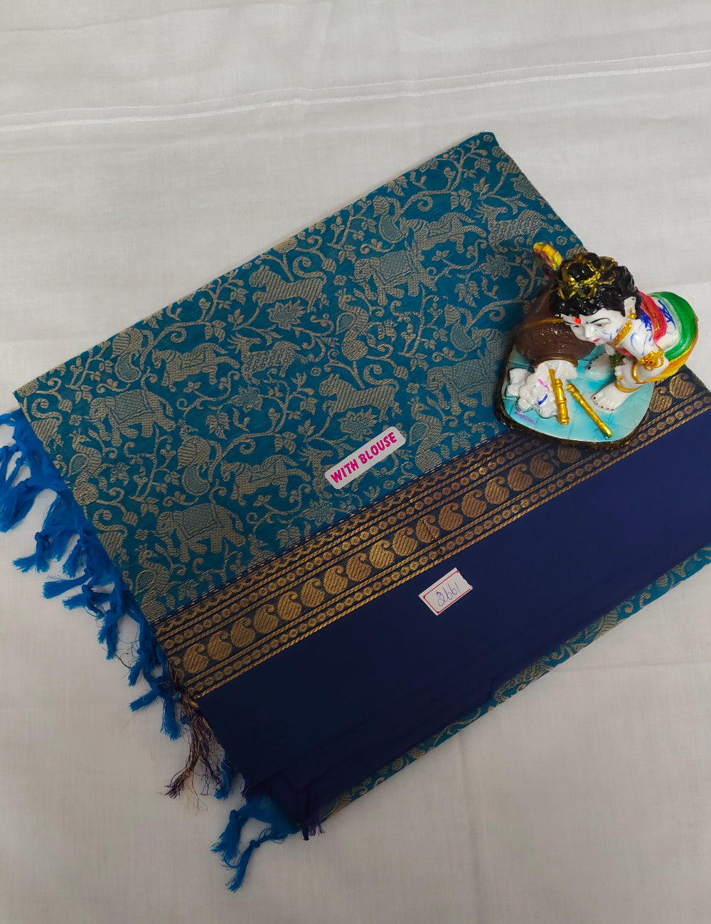Chettinad Vanasingaram Silk Saree with Blouse